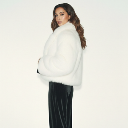 MANTEAU EFFET FOURRURE PREMIUM