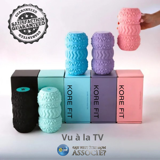 Rouleau de massage vibrant portable